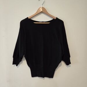 Black dolman batwing sweater size small size m